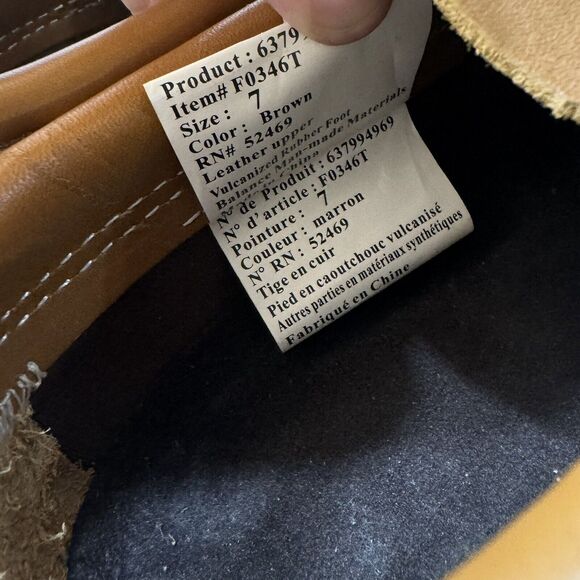 Soggs Thinsulate Insulation‎ Steel Shank Duck Shoes Men’s Size 7 Black Tan - Picture 12 of 14